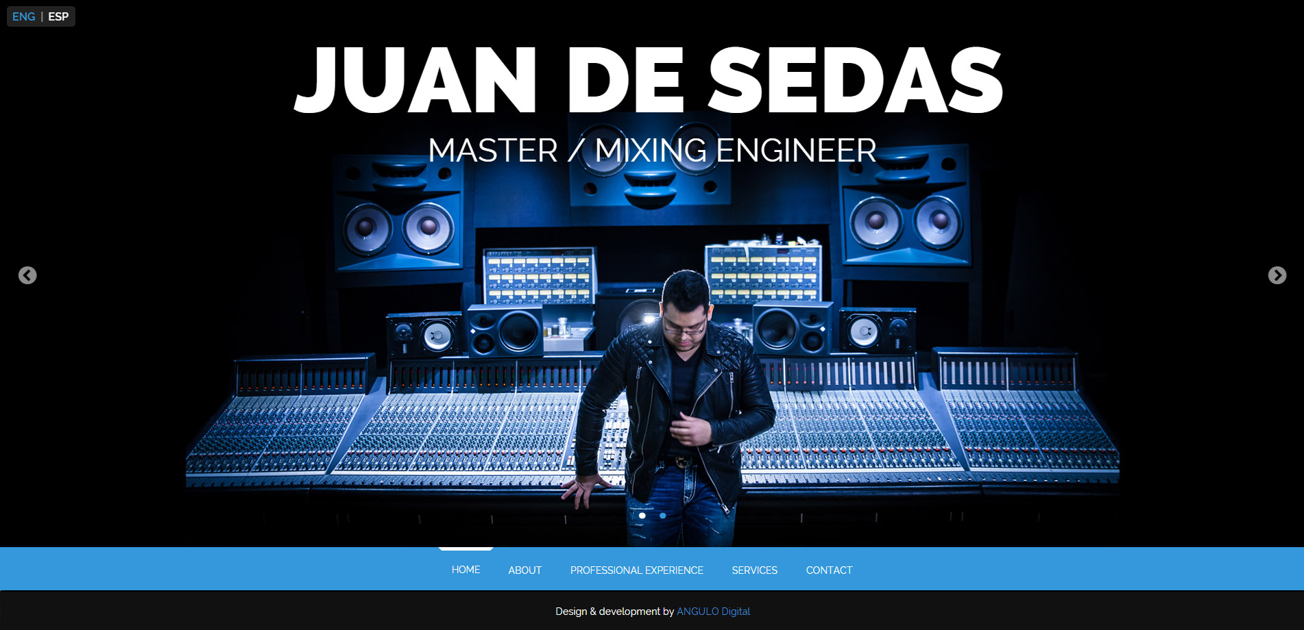 Juan De Sedas Mixing Engineer and Audio Mastering